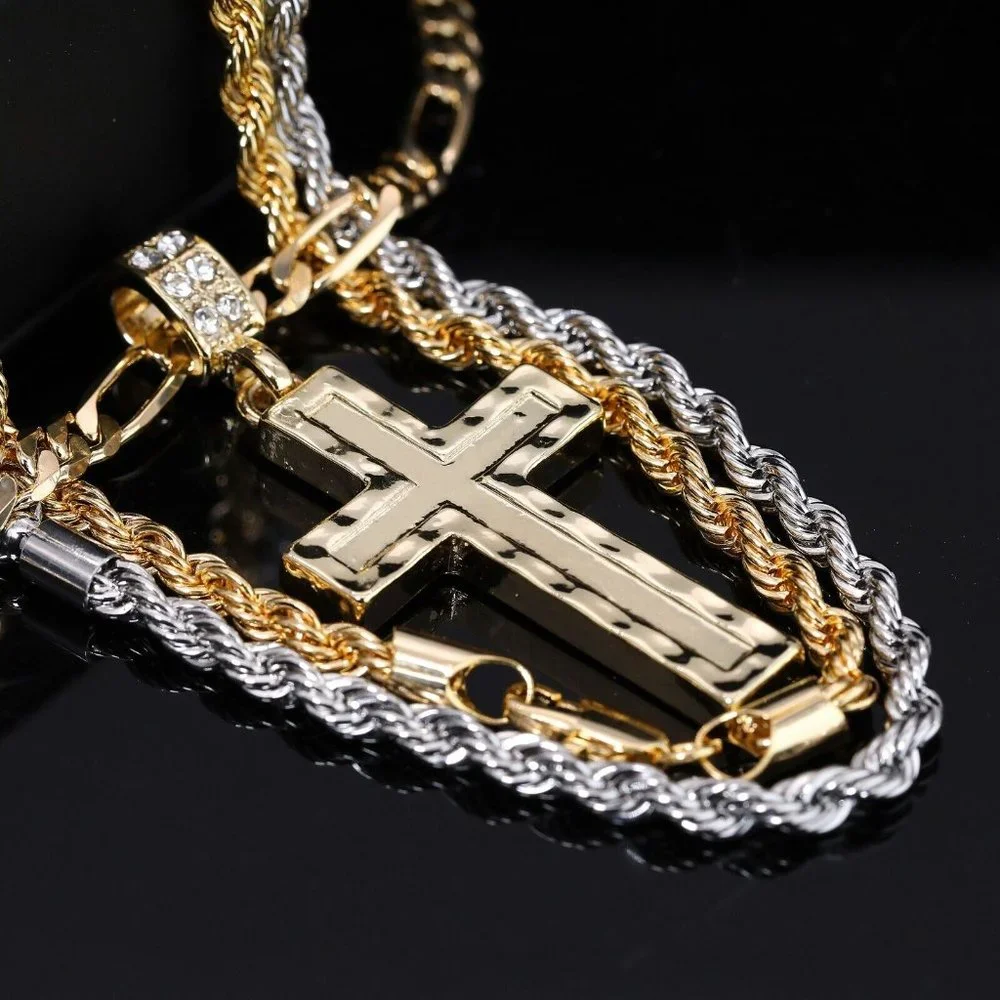 14k Cross Pedant 4 Pcs 18